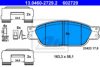 FMSI 7676D849 Brake Pad Set, disc brake